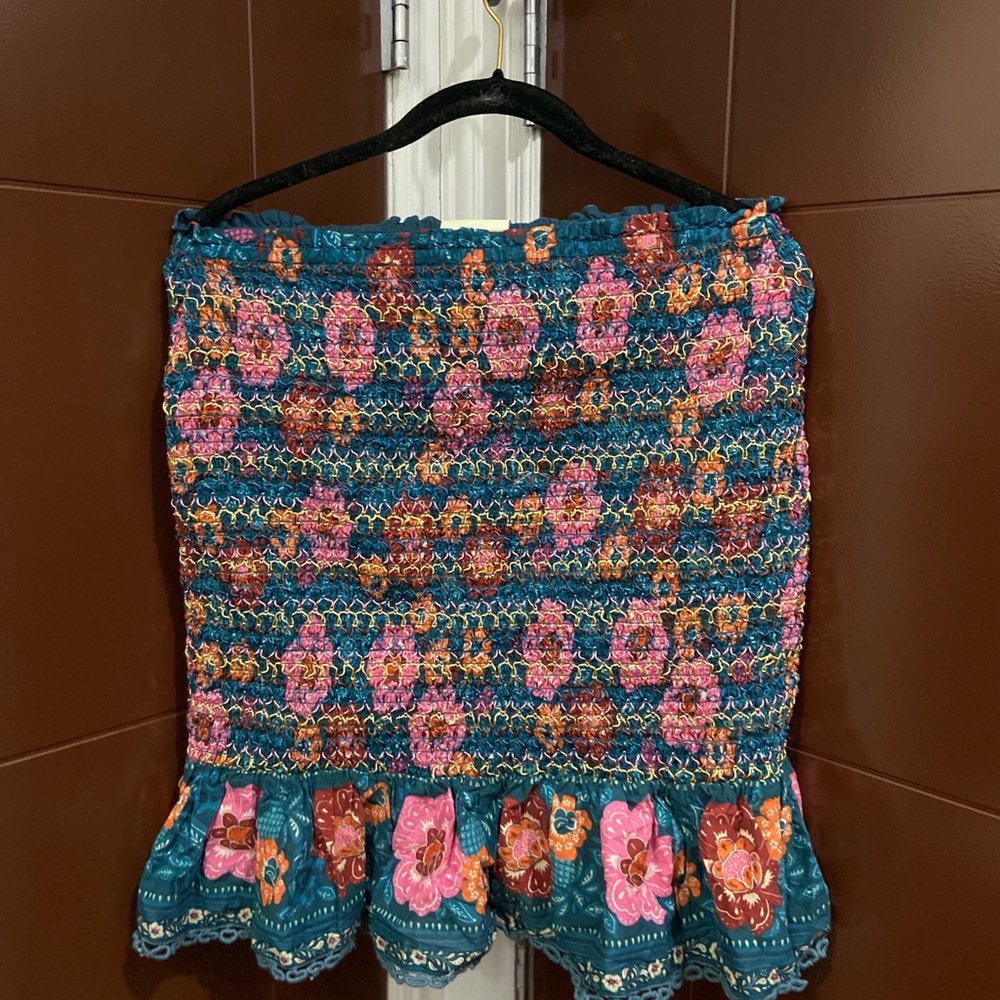 Floral mini Farm Rio skirt